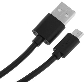  Кабель KINGPRICE KP-microUSB-2.4A-1.5m microUSB(m)-USB (m) 1.5м 2A черный 