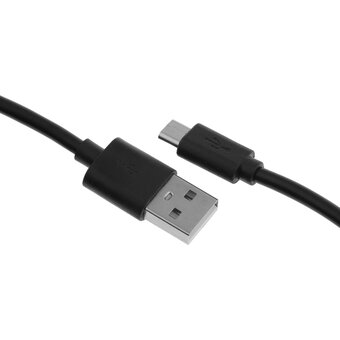  Кабель KINGPRICE KP-microUSB-2.4A-1.5m microUSB(m)-USB (m) 1.5м 2A черный 