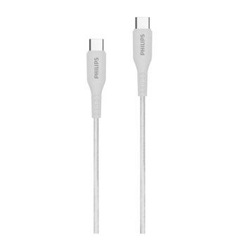  Кабель Philips DLC8701 USB Type-C(m)-USB Type-C(m) 1.2м белый коробка 