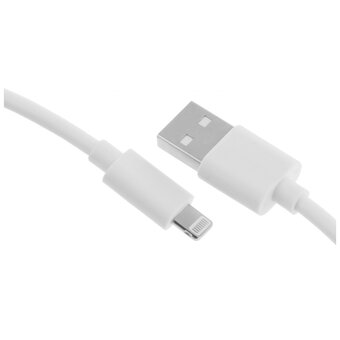  Кабель KINGPRICE KP-USBAL-2m Lightning (m)-USB (m) 2м 2A белый 