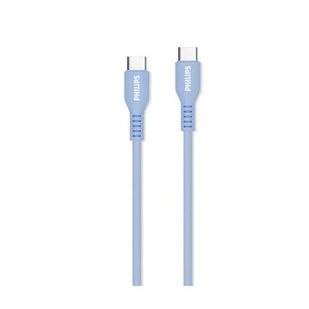  Кабель Philips DLC8601V/74 силиконовый USB C-USB C 60W 1.2м синий 