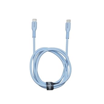  Кабель Philips DLC8601V/74 силиконовый USB C-USB C 60W 1.2м синий 