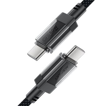  Кабель ACEFAST AF-C12-03-BK USB-C to USB-C 60W charging data cable Black 