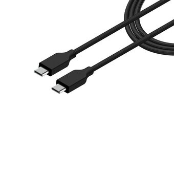 Кабель Genius ACC-C2CC-3A USB-C-USB-C USB 3.0, плетеный нейлон, 150см черный 