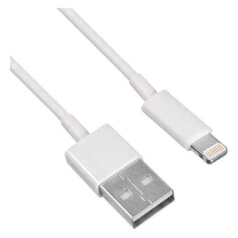  Кабель KINGPRICE KP-USBAL-2m Lightning (m)-USB (m) 2м 2A белый 
