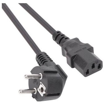  Кабель компьютер-розетка VCOM CE021-CU 873753 220V Euro VDE 3G0,75mm2 1,8м 