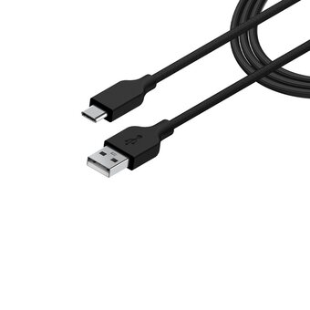  Кабель Genius ACC-A2CC-3A USB-A-USB-C USB 3.0, плетеный нейлон, 100см черный 