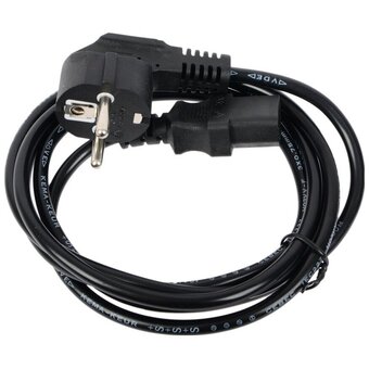  Кабель компьютер-розетка VCOM CE021-CU 873753 220V Euro VDE 3G0,75mm2 1,8м 