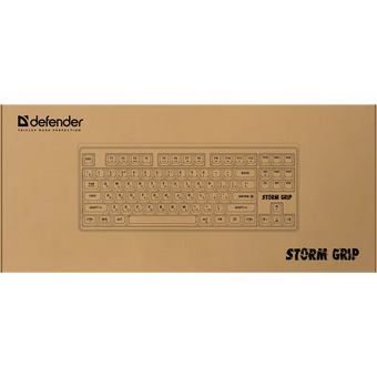  Клавиатура DEFENDER Storm Grip GK-188 (45188) RU бел/син/радуж 