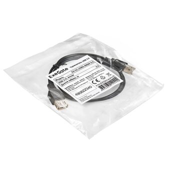  Удлинитель ExeGate EX-CC-USB2-AMAF-0.5 EX294740RUS USB 2.0 Am/Af 0,5м 