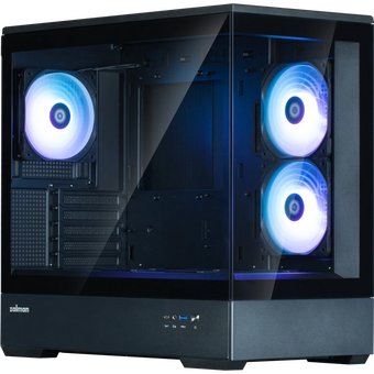  Корпус Zalman P30 Black V2 mATX Mini Tower PC Case, ARGB Fanx3 