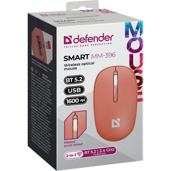  Мышь DEFENDER Smart MM-396 (52398) Красный 