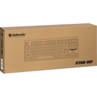  Клавиатура DEFENDER Storm Grip GK-188 (45188) RU бел/син/радуж 