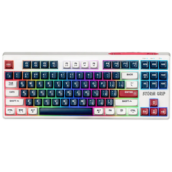  Клавиатура DEFENDER Storm Grip GK-188 (45188) RU бел/син/радуж 