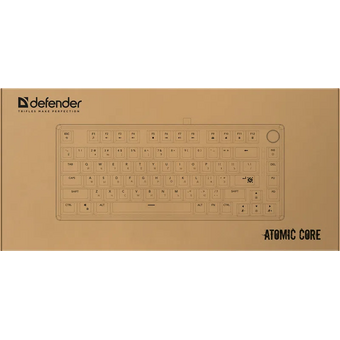  Клавиатура DEFENDER Atomic Core GK-363 (45363) RU прозр 