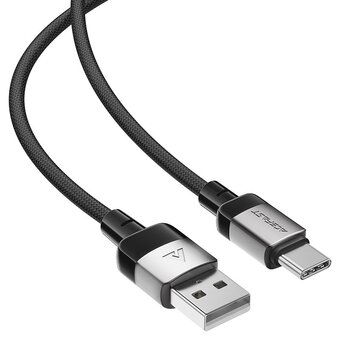  Кабель ACEFAST AF-C9-04-BK USB-A to USB-C charging data cable 1.2m Black 