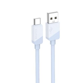  Дата-кабель BOROFONE BX107 Excellent charging data cable Type-C синий 