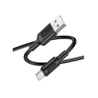  Дата-кабель BOROFONE BX111 Feliz Type-C черный 