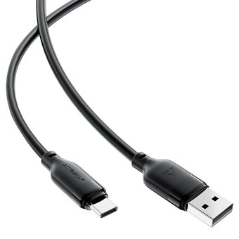  Кабель ACEFAST AF-C16-04-BK USB-A To USB-C Tpe Charging Data Cable Black 