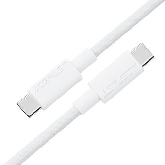  Кабель ACEFAST C18-03 (AF-C18-03-WH) USB-C To USB-C Braid Charging Data Cable White 