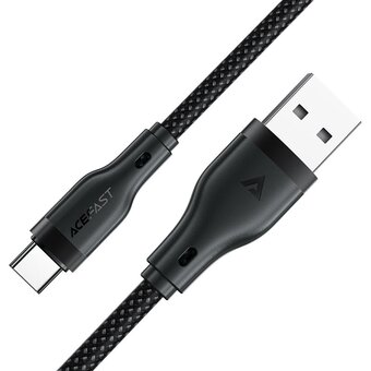  Кабель ACEFAST AF-C8-04-BK USB-A to USB-C charging data cable Black 