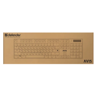  Клавиатура DEFENDER Avis GK-312 (45312) RU черн/радуж 