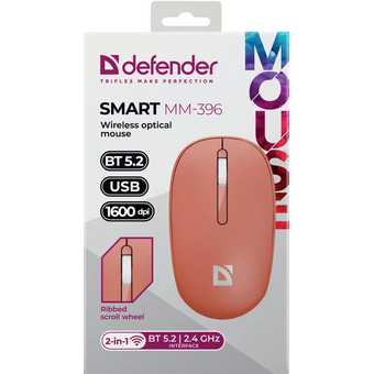  Мышь DEFENDER Smart MM-396 (52398) Красный 