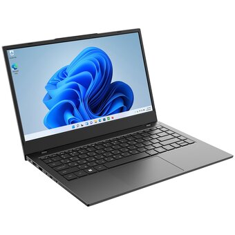  Ноутбук Rikor Nino 835E660B 203.2 15,6" FHD IPS 300N/i5-1235U/16Gb/512Gb SSD/UMA/RJ45/W11 Pro/Black 