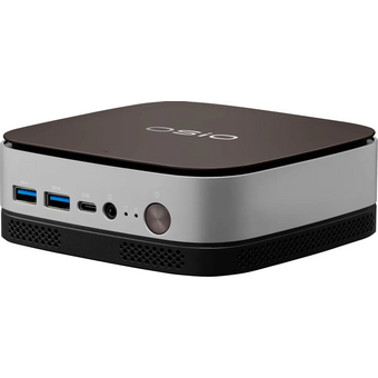  Неттоп OSIO BaseLine B51i-008 Intel Core i3 1215U, DDR4 8ГБ, 256ГБ(SSD), Intel UHD Graphics, Windows 11 Pro, коричневый и серебристый 