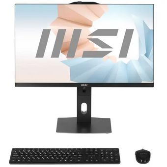  Моноблок MSI Modern AM272P 12M-1021XRU (9S6-AF8211-1021) 27" Full HD i3 1215U (1.2) 16Gb SSD256Gb UHDG без ОС GbitEth 120W клавиатура мышь черный 