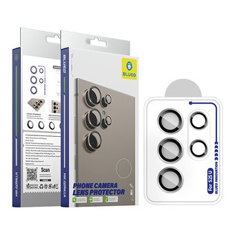  BlueO стекло для Galaxy S25 Ultra, Camera lens Armor metal 5 шт. Silver 