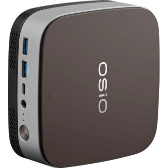  Неттоп OSIO BaseLine B51i-008 Intel Core i3 1215U, DDR4 8ГБ, 256ГБ(SSD), Intel UHD Graphics, Windows 11 Pro, коричневый и серебристый 