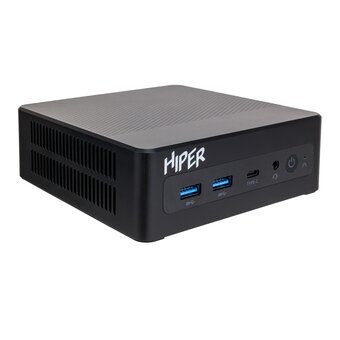  Неттоп Hiper FACTUM FN2 (FN2-i31315R8N2I6BWP) Intel Core i3 1315U(1.2Ghz)/8192Mb/256PCISSDGb/noDVD/BT/WiFi/0.4kg/черный/Win11Pro 