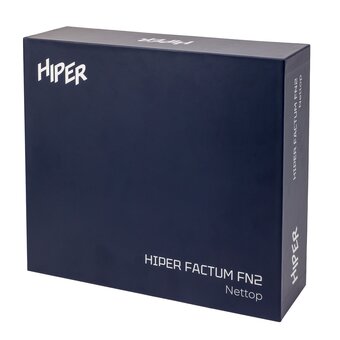  Неттоп Hiper FACTUM FN2 (FN2-i31315R8N2I6BWP) Intel Core i3 1315U(1.2Ghz)/8192Mb/256PCISSDGb/noDVD/BT/WiFi/0.4kg/черный/Win11Pro 