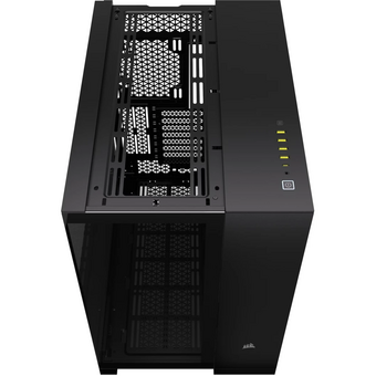  Корпус Corsair iCUE Link 6500X RGB (CC-9011269-WW) без БП, Black, Midi-Tower, TG, 3x120mm 4xUSB-A 3.2, 1xUSB Type-C, E-ATX, ATX, mITX 