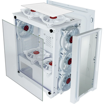  Корпус Ginzzu CL620 mATX Fan 4*12FRGB 