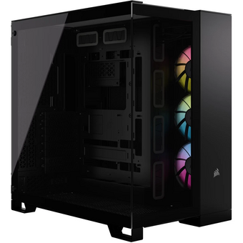  Корпус Corsair iCUE Link 6500X RGB (CC-9011269-WW) без БП, Black, Midi-Tower, TG, 3x120mm 4xUSB-A 3.2, 1xUSB Type-C, E-ATX, ATX, mITX 