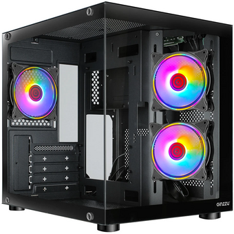 Корпус Ginzzu V150 3*Fan 12LC4 