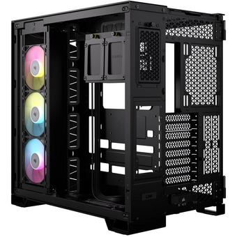  Корпус Corsair iCUE Link 6500X RGB (CC-9011269-WW) без БП, Black, Midi-Tower, TG, 3x120mm 4xUSB-A 3.2, 1xUSB Type-C, E-ATX, ATX, mITX 