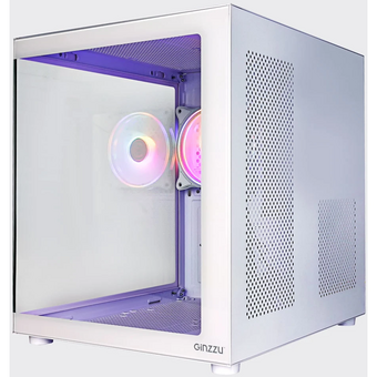  Корпус Ginzzu V250 White 3*Fan 12LD4 