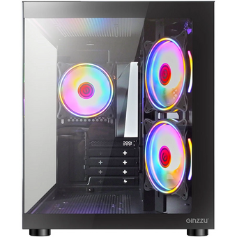  Корпус Ginzzu V150 3*Fan 12LC4 