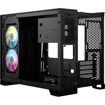  Корпус Corsair iCUE Link 2500X RGB (CC-9011267-WW) без БП, Black, Midi-Tower, TG, 2x120mm 2xUSB-A 3.2, 1xUSB Type-C, mATX, mITX 