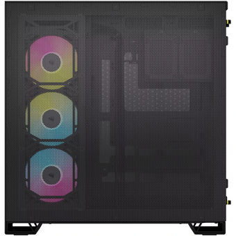  Корпус Corsair iCUE Link 6500X RGB (CC-9011269-WW) без БП, Black, Midi-Tower, TG, 3x120mm 4xUSB-A 3.2, 1xUSB Type-C, E-ATX, ATX, mITX 