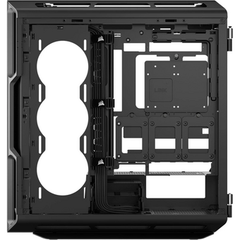  Корпус Corsair 5000T (CC-9011300-WW) без БП, Black, Midi-Tower, TG, no fan, 4xUSB-A 3.2, 1xUSB Type-C, E-ATX, ATX, mITX 