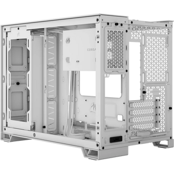  Корпус Corsair 2500X Airflow (CC-9011266-WW) без БП, White, Midi-Tower, TG, no fan, 2xUSB-A 3.2, 1xUSB Type-C, mATX, mITX 