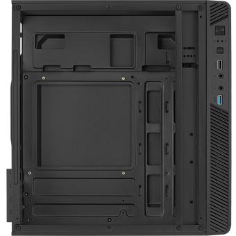  Корпус FORMULA CS-106-S-BK-V1 black MiniTower (mATX, без БП, 2xUSB Type-A) 