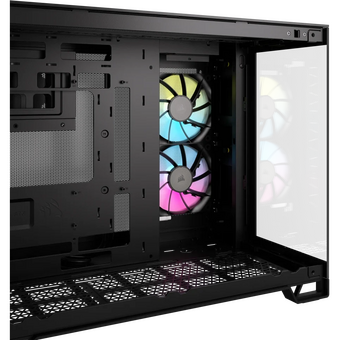  Корпус Corsair iCUE Link 2500X RGB (CC-9011267-WW) без БП, Black, Midi-Tower, TG, 2x120mm 2xUSB-A 3.2, 1xUSB Type-C, mATX, mITX 