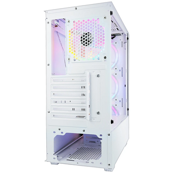  Корпус Ginzzu CL330 Fan 12см FRGB*4 (Белый) 