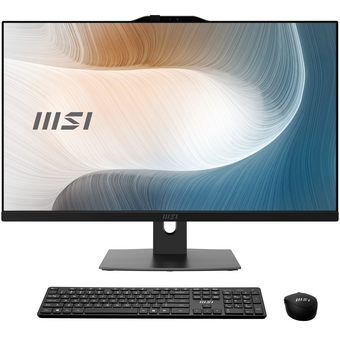  Моноблок MSI Modern AM272P 1M AiO (9S6-AF8231-1033) 27" FHD (1920x1080)IPS AG Non-touch, i3-100U (1.2GHz), 8GB DDR5(1x8GB), 512GB SSD M.2, Intel UHD 