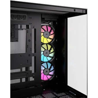  Корпус Corsair iCUE Link 6500X RGB (CC-9011269-WW) без БП, Black, Midi-Tower, TG, 3x120mm 4xUSB-A 3.2, 1xUSB Type-C, E-ATX, ATX, mITX 